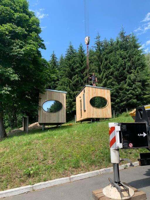 Wiltzsch Zinipi Retreat Gelenau "Eber"ヴィラ エクステリア 写真